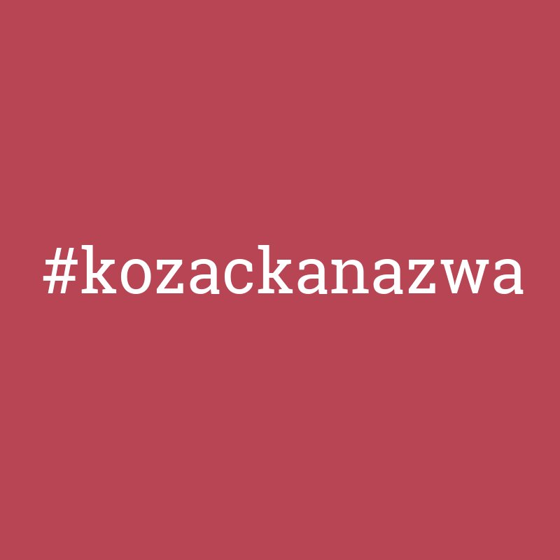 Kozacka nazwa firmy.