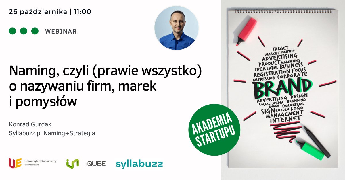 Już teraz możesz natomiast poznać prawdę, czy jesteś w stanie samodzielnie wymyślić nazwę dla swojego pomysłu. Jeśli interesuje cię profesjonalne przebrnięcie przez projekt nazewniczy, zobacz to o czym poniżej opowiadam.