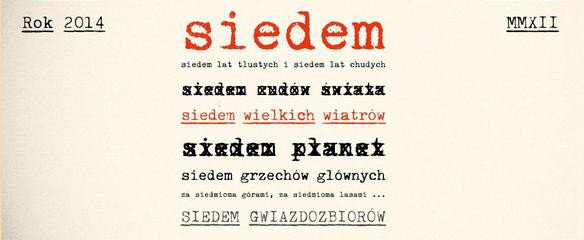Liczba siedem ma szczególne symboliczne znaczenie