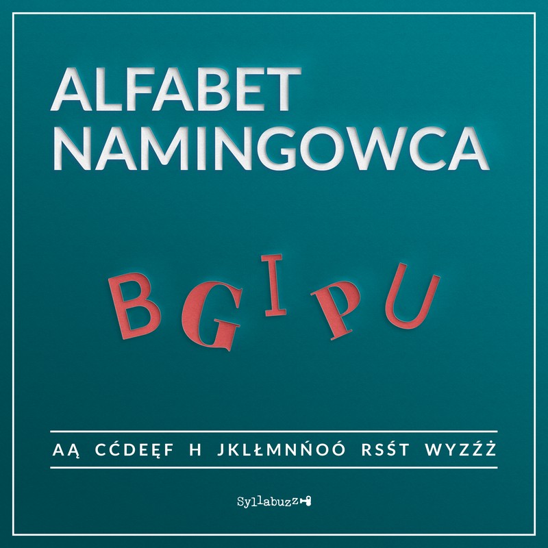 Alfabet namingowca B G I P U Badania nazwa, inspiracje, palindrom, urzęd patentowy